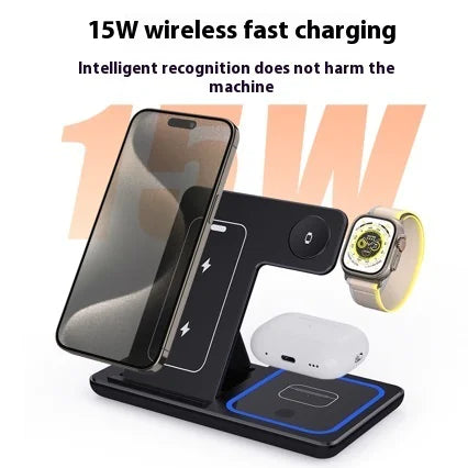 Fast Foldable 3-in-1 Charging Station