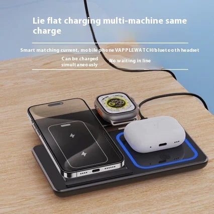Fast Foldable 3-in-1 Charging Station
