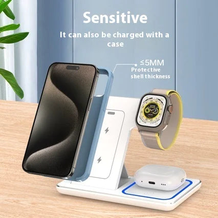 Fast Foldable 3-in-1 Charging Station